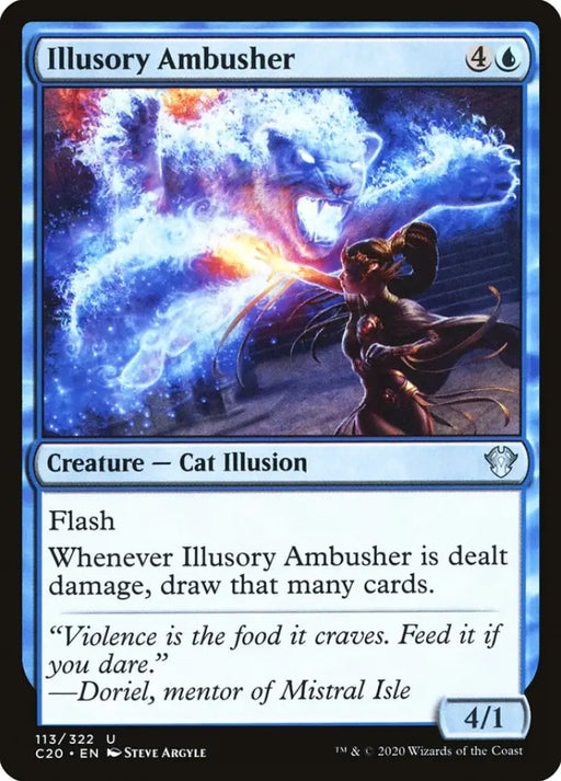 Illusory Ambusher [Commander 2020] - MTG Single