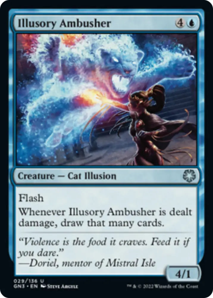 Illusory Ambusher [Game Night: Free-for-All] - MTG Single