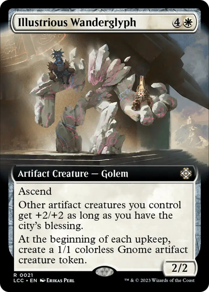 Illustrious Wanderglyph (Extended Art) [The Lost Caverns of Ixalan Commander] - MTG Single