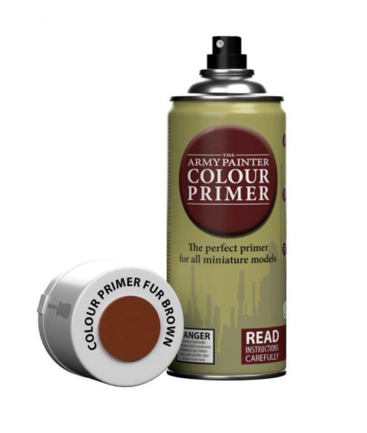 Army Painter : Apprêt couleur : Brun fourrure (400 ml) (Ne peut être expédié)