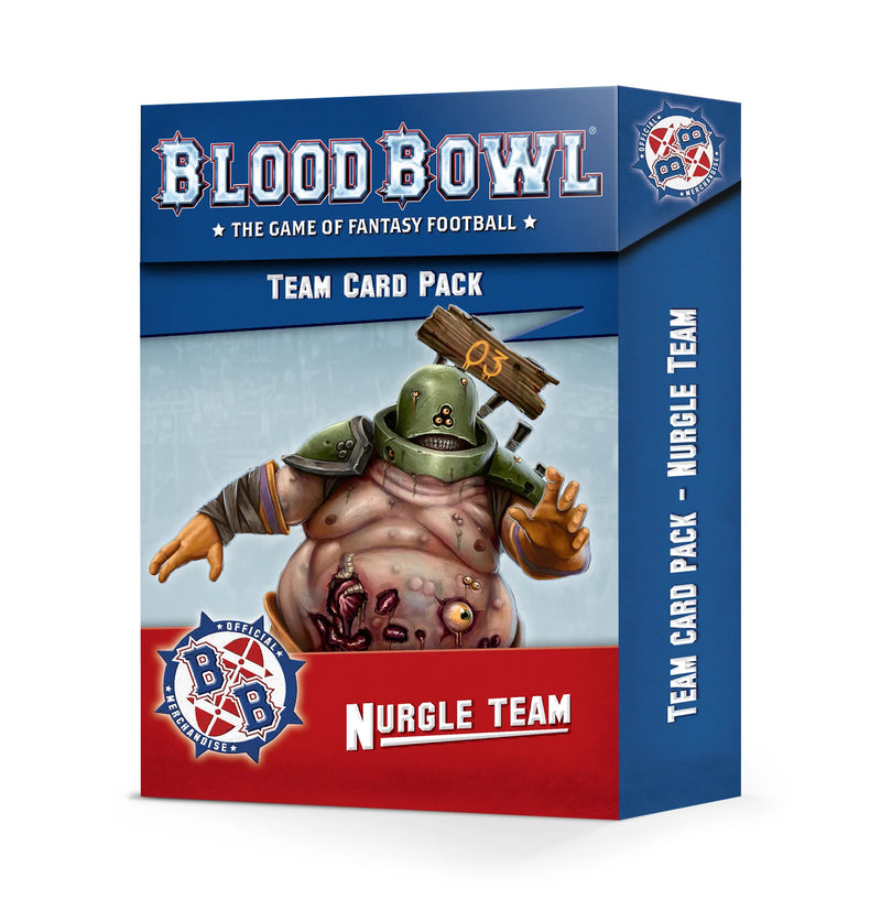 BLOOD BOWL - NURGLE TEAM CARD PACK (FR)