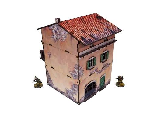 Bolt Action:  WW2 Italy Balcony House Prepainted (Preorder)