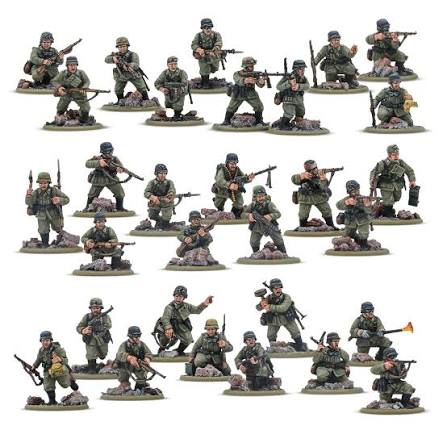 Bolt Action : Rattenkrieg – Armée De Démarrage D'Infanterie Vétéran Allemande (EN) (Précommande)