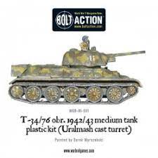 Bolt Action: Char d'Assaut Moyen T-34/76 (Anglais)