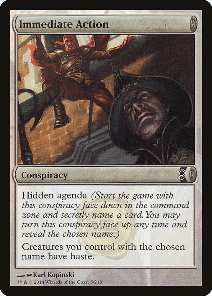 Immediate Action [Conspiracy] - MTG Single