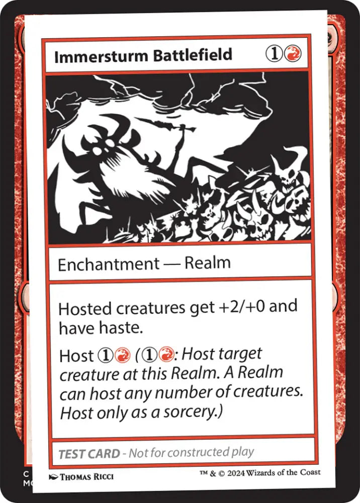 Immersturm Battlefield [Mystery Booster 2 Playtest Cards] - MTG Single