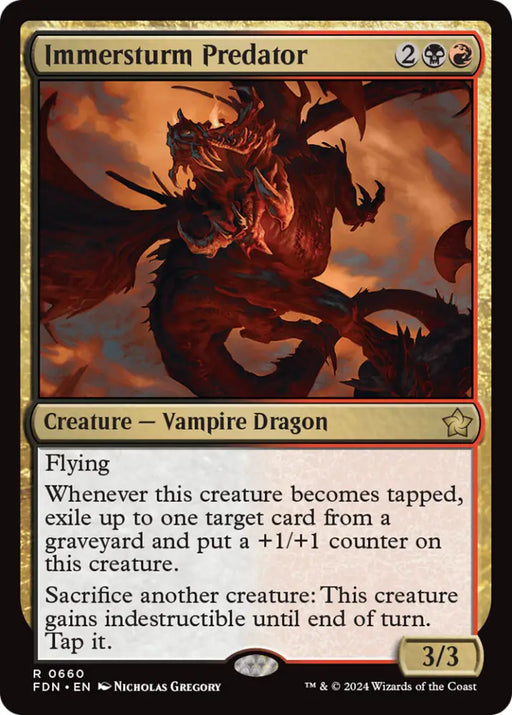 Immersturm Predator [Foundations] - MTG Single