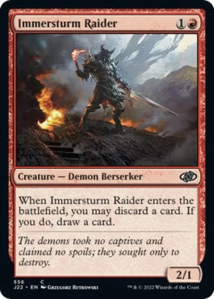 Immersturm Raider [Jumpstart 2022] - MTG Single