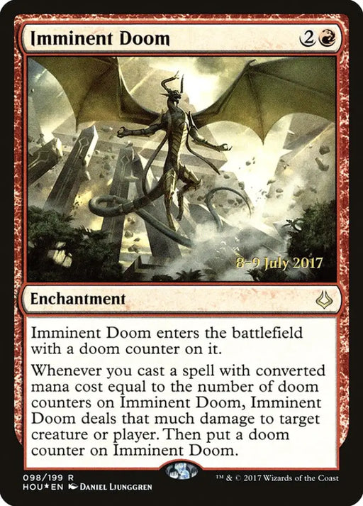 Imminent Doom [Hour of Devastation Prerelease Promos] - MTG Single