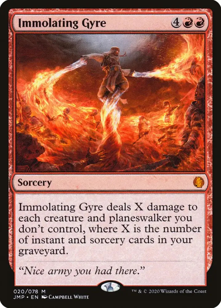 Immolating Gyre [Jumpstart] - MTG Single