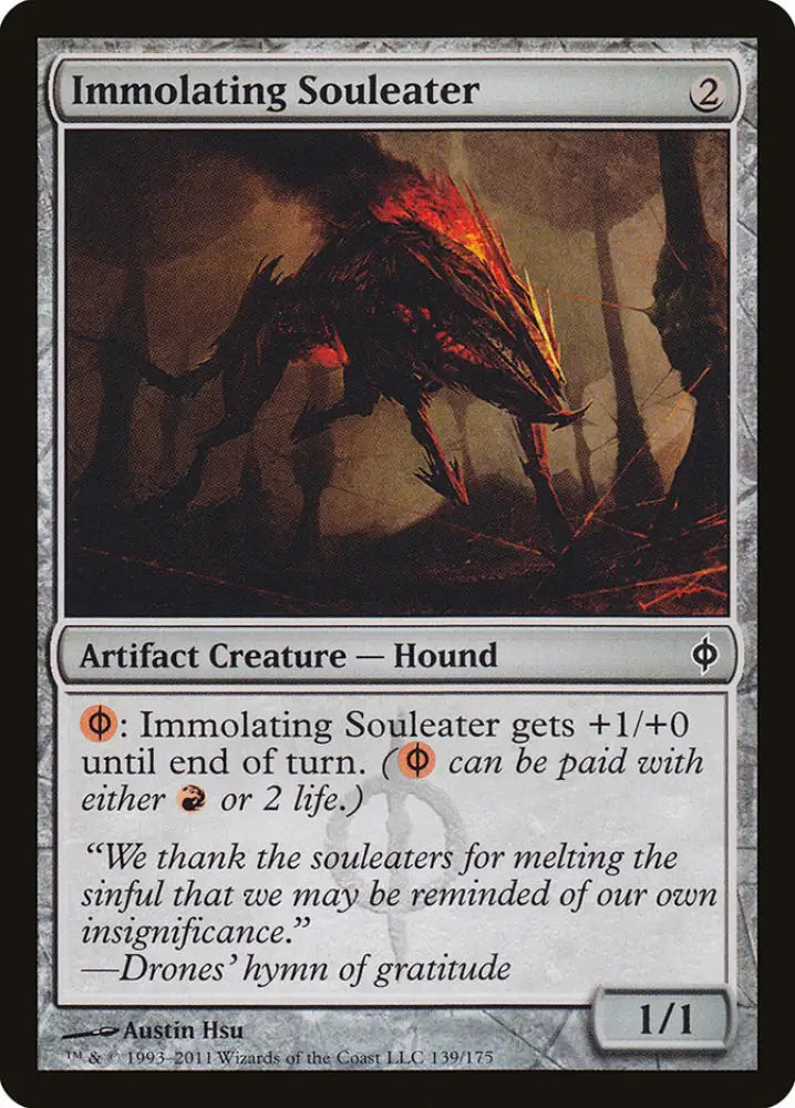 Immolating Souleater [New Phyrexia] - MTG Single