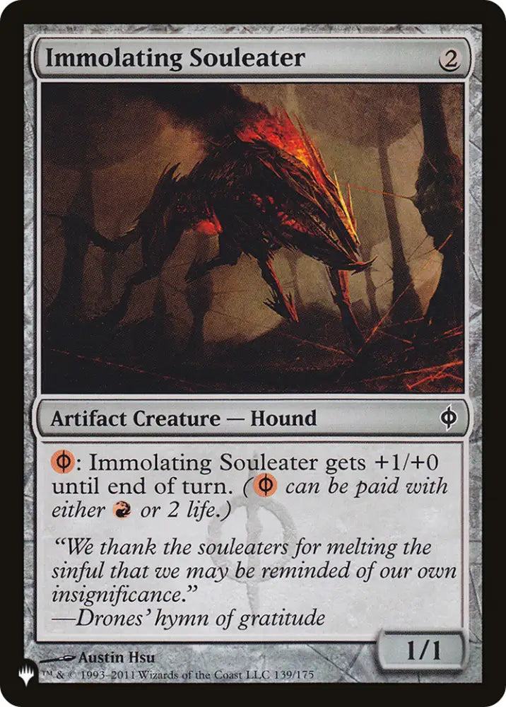 Immolating Souleater [The List] - MTG Single
