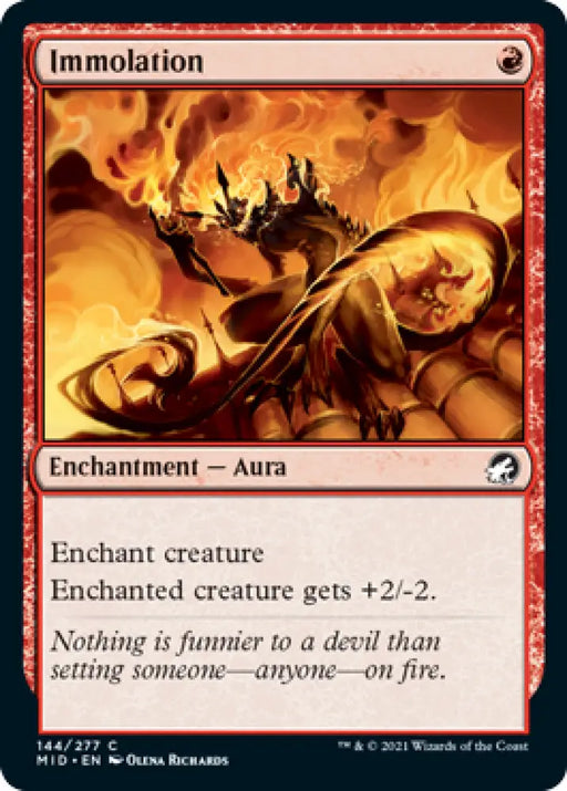 Immolation [Innistrad: Midnight Hunt] - MTG Single
