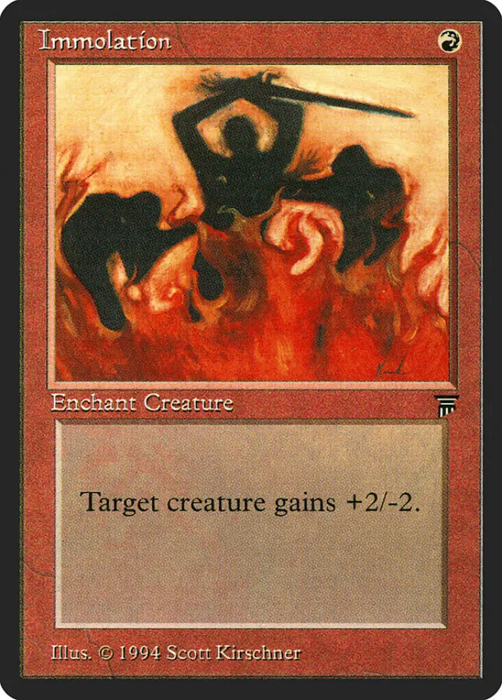 Immolation [Legends] - MTG Single