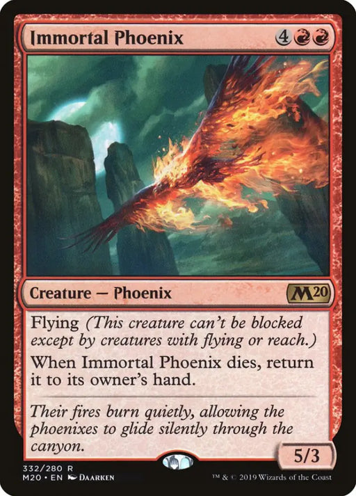 Immortal Phoenix [Core Set 2020] - MTG Single