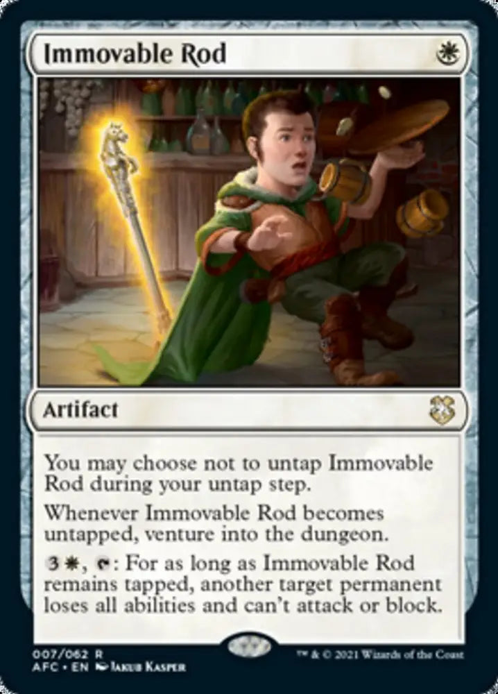 Immovable Rod [Dungeons & Dragons: Adventures in the Forgotten Realms Commander] - MTG Single