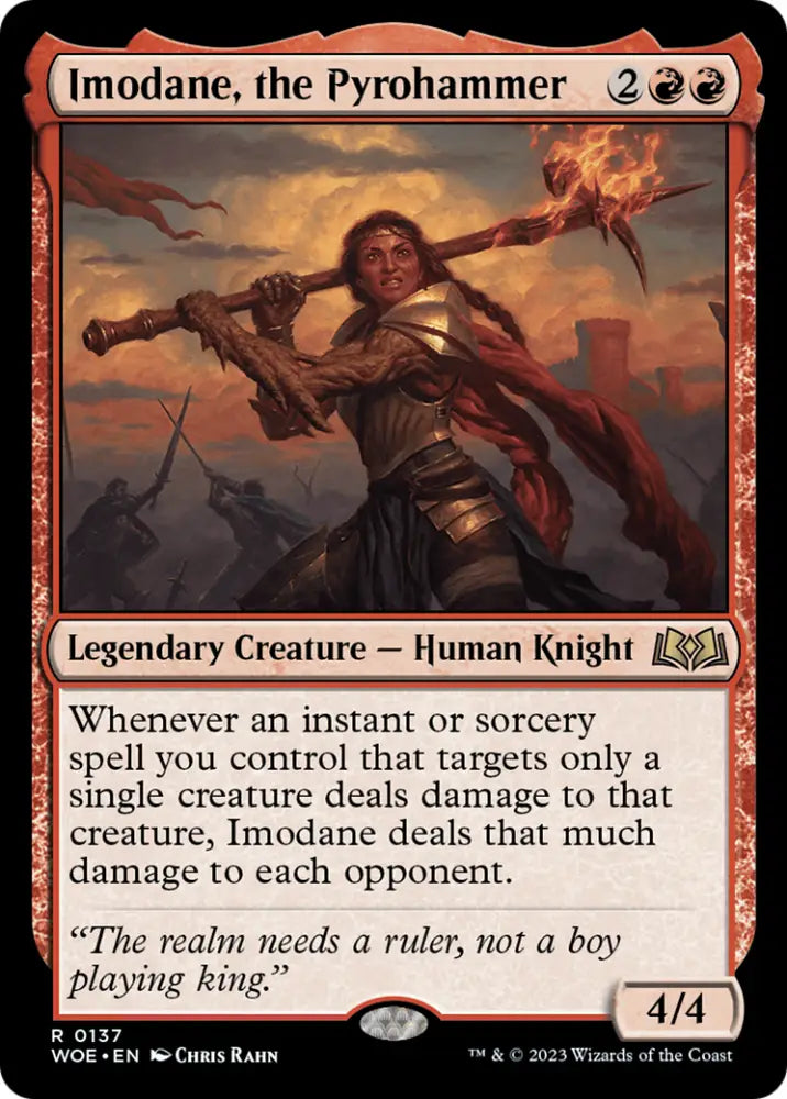 Imodane the Pyrohammer [Wilds of Eldraine] - MTG Single