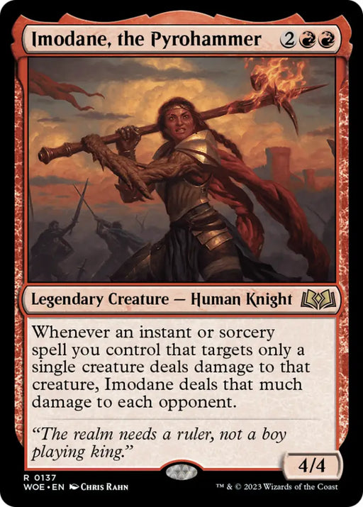 Imodane the Pyrohammer [Wilds of Eldraine] - MTG Single