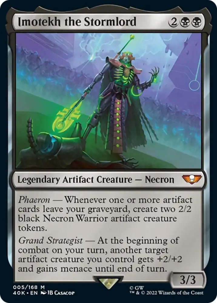 Imotekh the Stormlord (Surge Foil) [Warhammer 40,000] - MTG Single