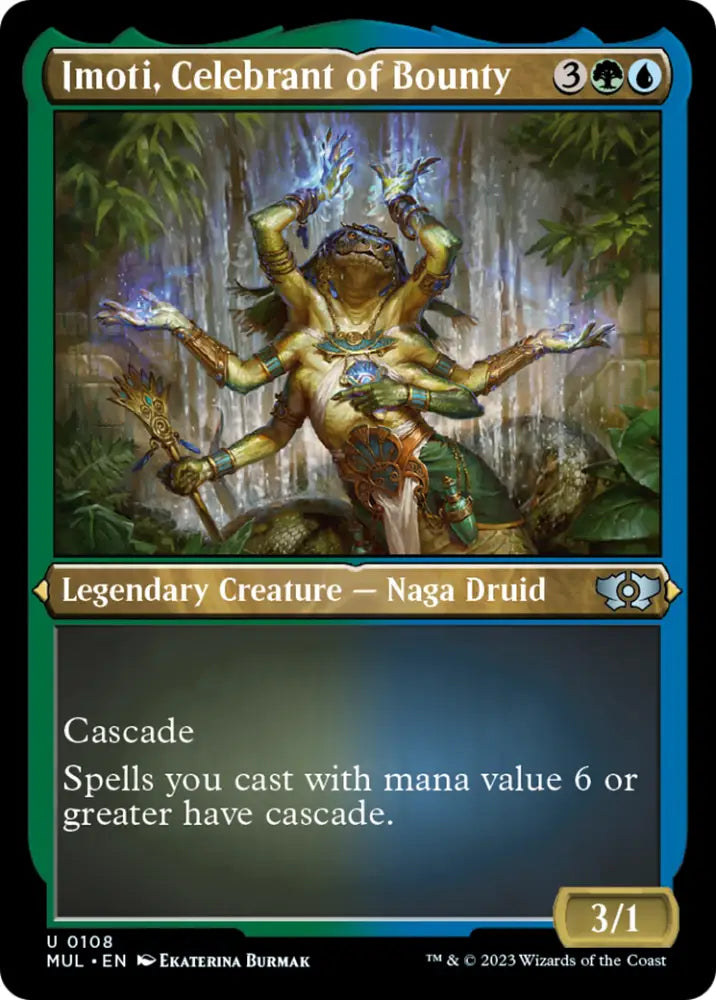 Imoti Celebrant of Bounty (Foil Etched) [Multiverse Legends] - MTG Single