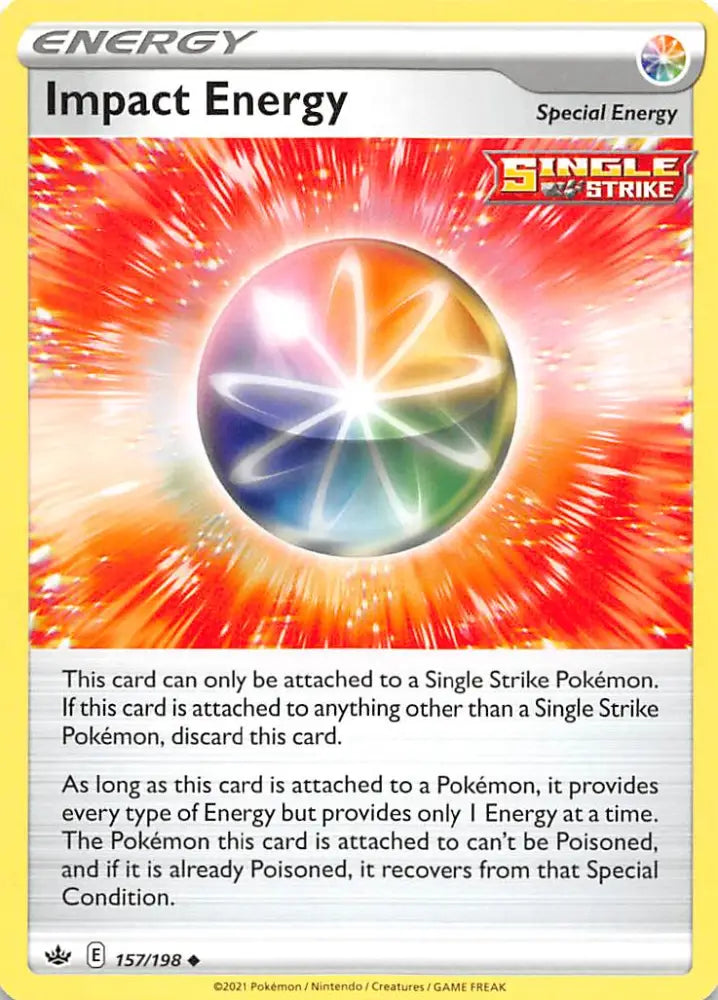 Impact Energy (157/198) [Sword & Shield: Chilling Reign] - Pokemon Single
