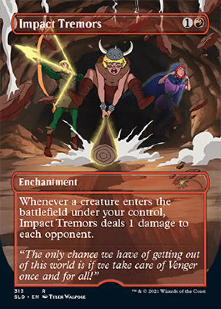 Impact Tremors (Borderless) [Secret Lair Drop Series] - MTG Single