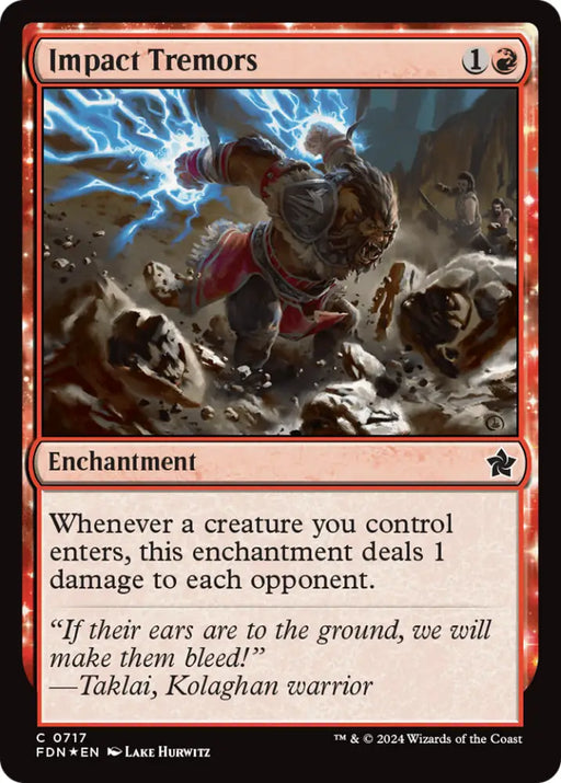 Impact Tremors [Foundations] - MTG Single