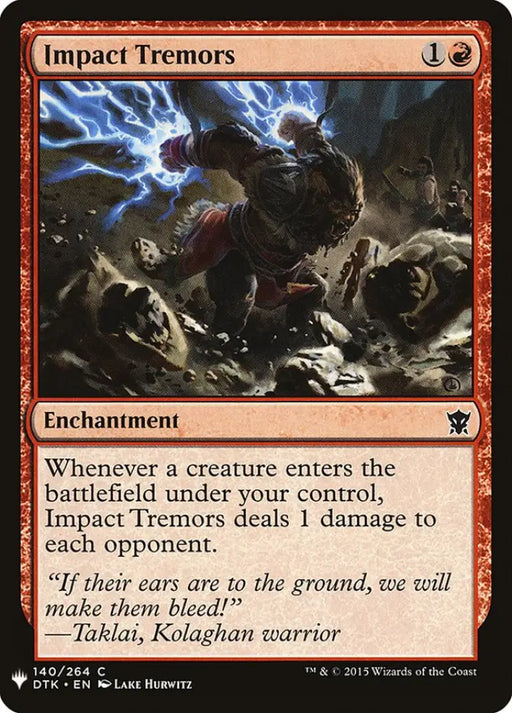Impact Tremors [Mystery Booster] - MTG Single
