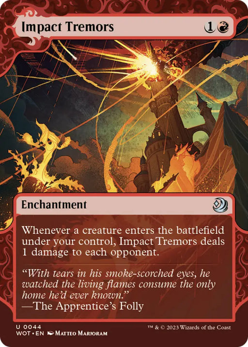 Impact Tremors [Wilds of Eldraine: Enchanting Tales] - MTG Single