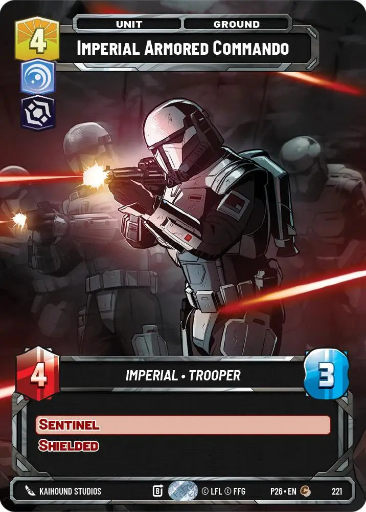 Imperial Armored Commando (Foil) (221) [Sector and Regional Promos: Season 2]