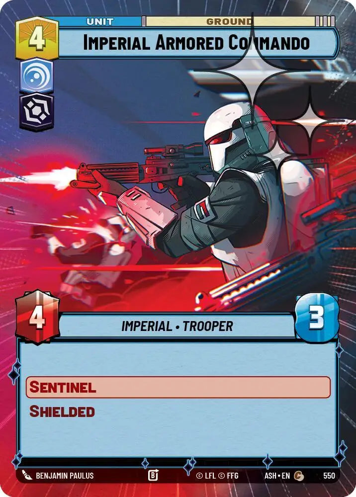 Imperial Armored Commando (Hyperspace Foil) (550) [Ashes of the Empire]