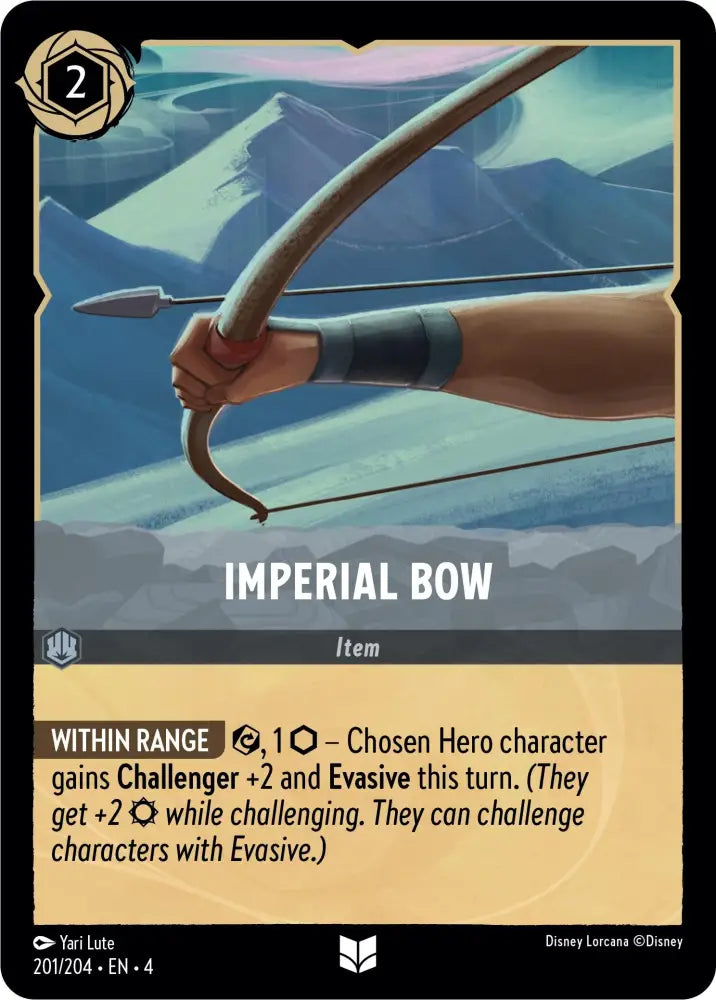 Imperial Bow (201/204) [Ursula’s Return] - Lorcana Single