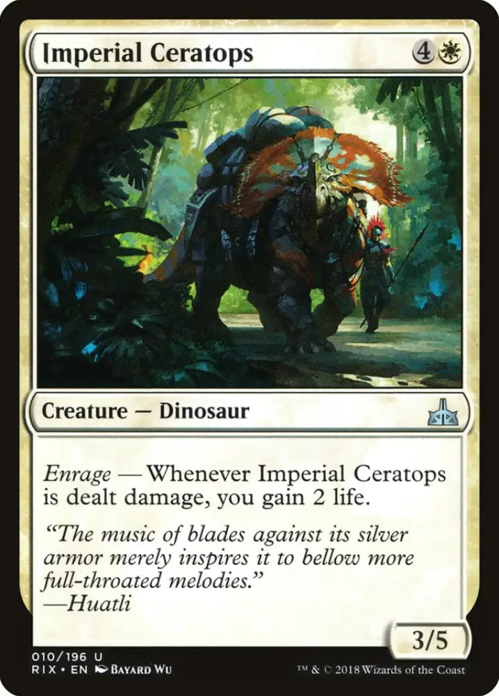 Imperial Ceratops [Rivals of Ixalan] - MTG Single