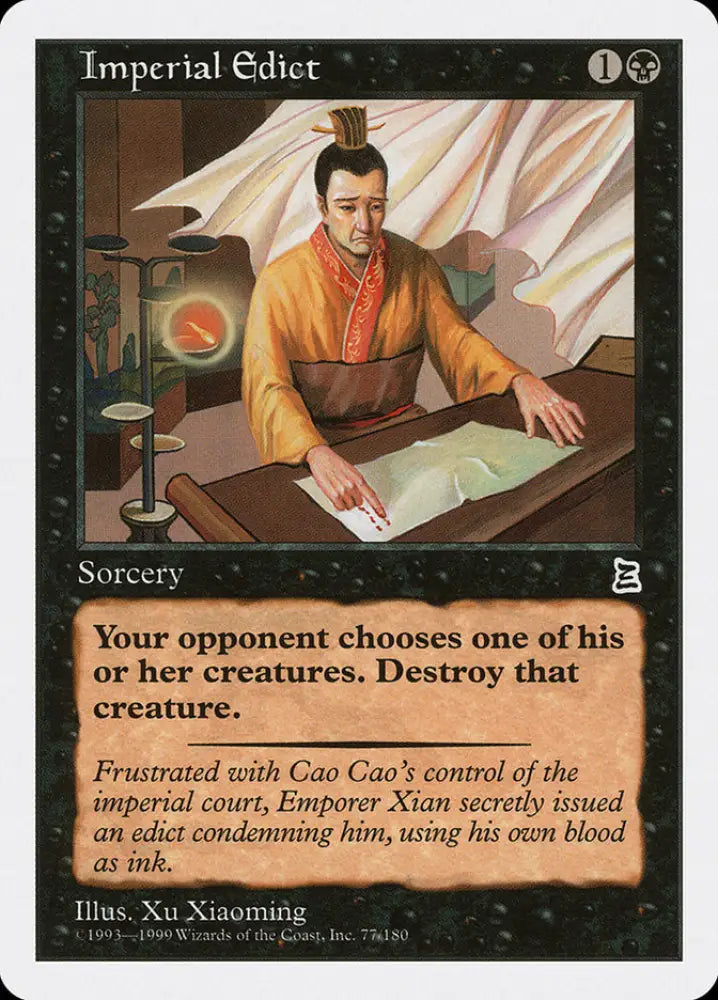 Imperial Edict [Portal Three Kingdoms] - MTG Single