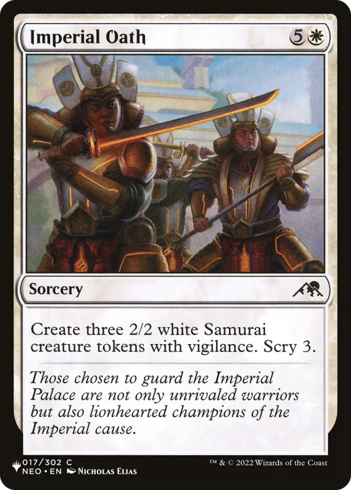 Imperial Oath [The List] - MTG Single