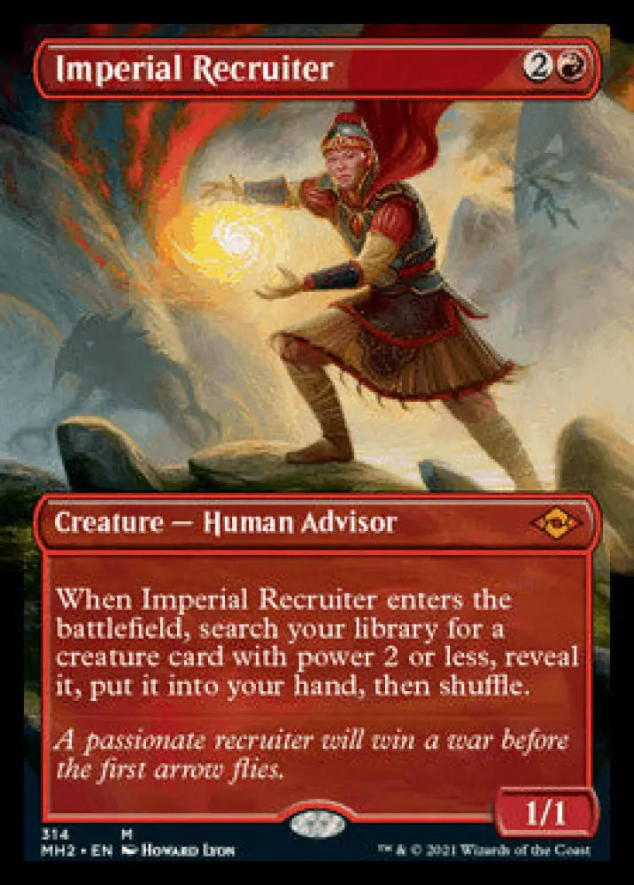Imperial Recruiter (Borderless Alternate Art) [Modern Horizons 2] - MTG Single