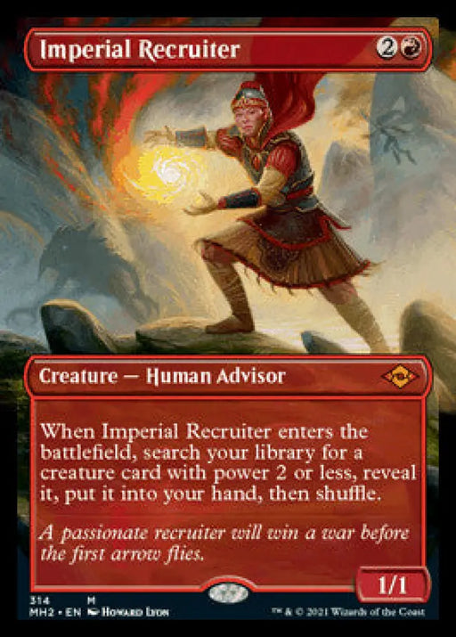 Imperial Recruiter (Borderless Alternate Art) [Modern Horizons 2] - MTG Single