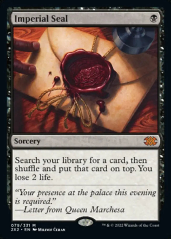 Imperial Seal [Double Masters 2022] - MTG Single
