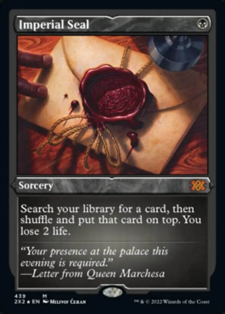 Imperial Seal (Foil Etched) [Double Masters 2022] - MTG Single