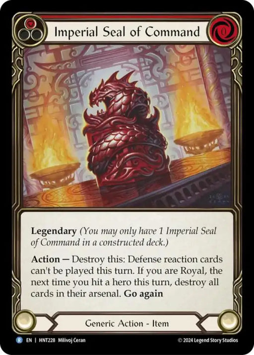 Imperial Seal of Command [The Hunted] Rainbow Foil - Flesh And Blood Single