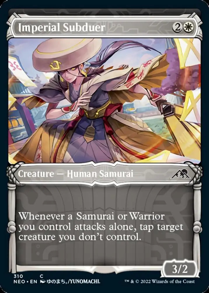 Imperial Subduer (Showcase Samurai) [Kamigawa: Neon Dynasty] - MTG Single