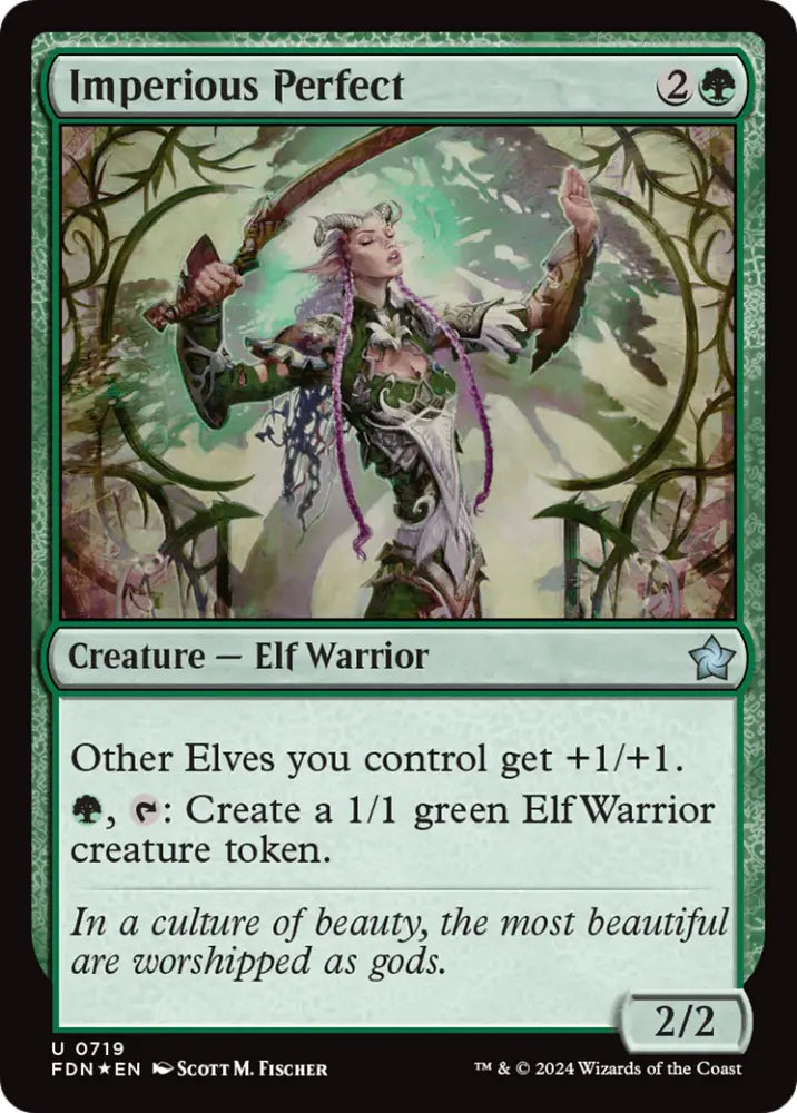 Imperious Perfect [Foundations] - MTG Single