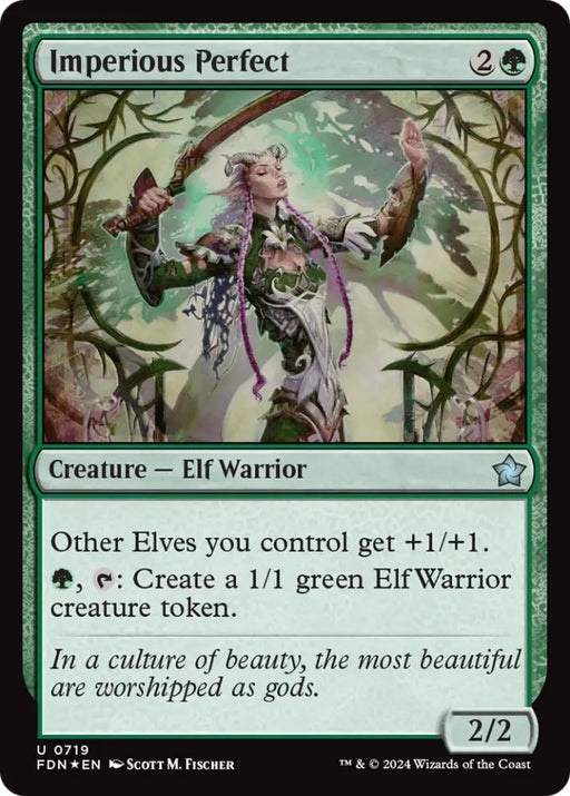 Imperious Perfect [Foundations] - MTG Single