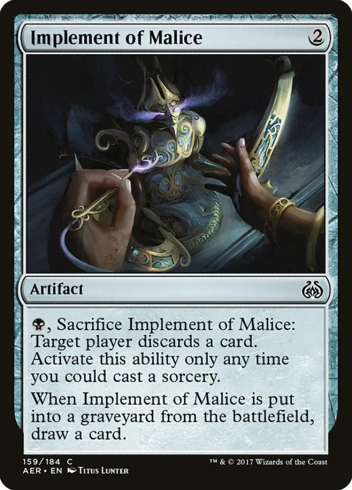 Implement of Malice [Aether Revolt] - MTG Single