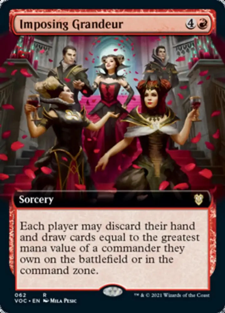 Imposing Grandeur (Extended Art) [Innistrad: Crimson Vow Commander] - MTG Single