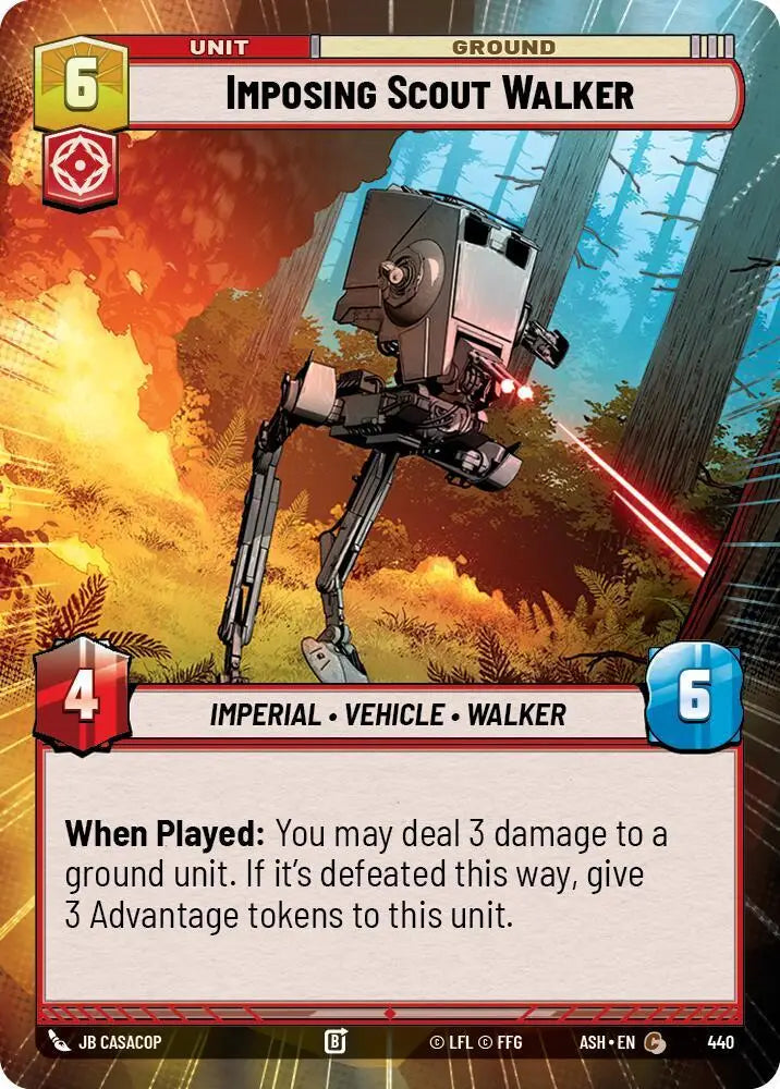 Imposing Scout Walker (Hyperspace) (440) [Ashes of the Empire]
