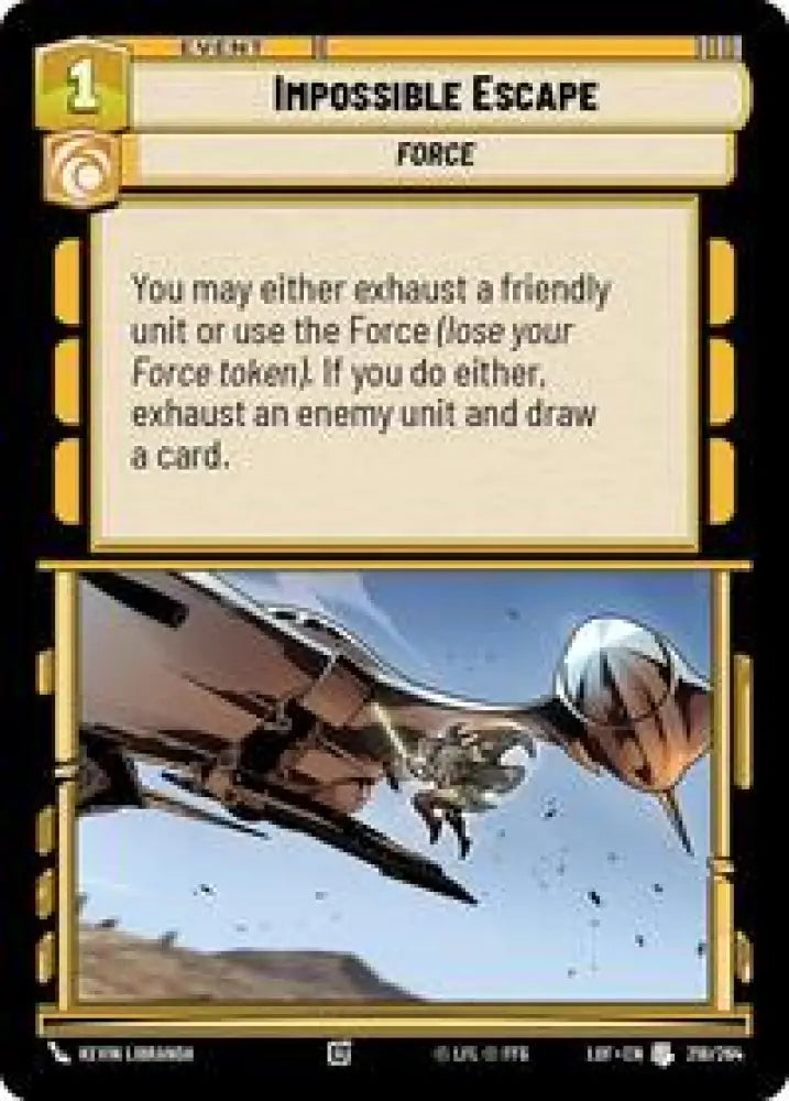 Impossible Escape (218/264) [Legends of the Force]
