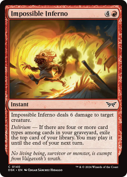 Impossible Inferno [Duskmourn: House of Horror] - MTG Single
