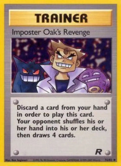 Imposter Oak’s Revenge (76/82) [Team Rocket Unlimited] - Pokemon Single