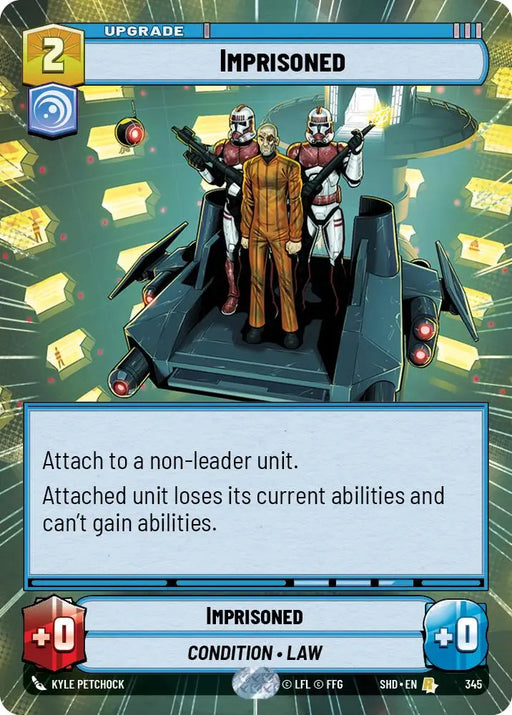Imprisoned (Hyperspace) (345) [Shadows of the Galaxy] - Star Wars: Unlimited Single